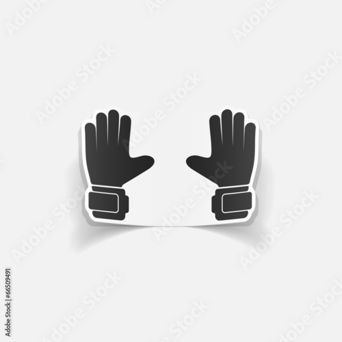 realistic design element: gloves