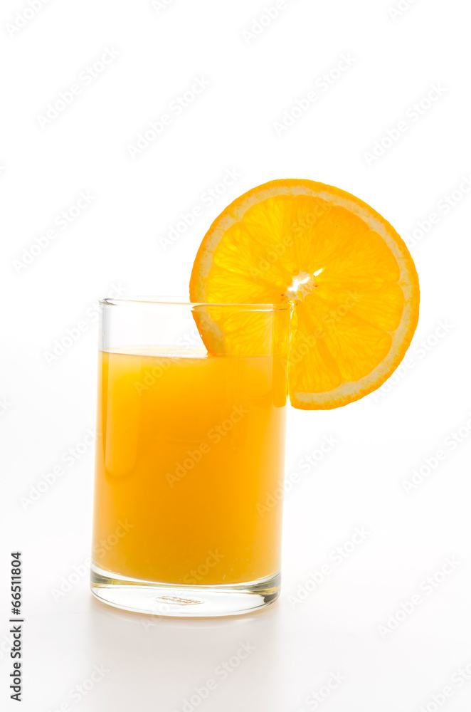 Orange juice glass Orange juice glass