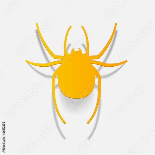 realistic design element: spider