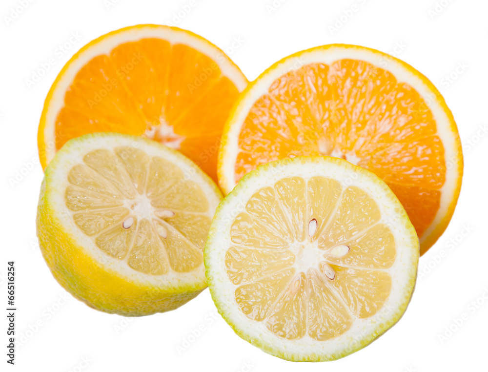 sliced ??oranges and lemons sliced ??oranges and lemons