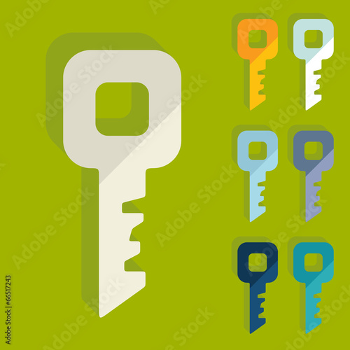 Flat design: key