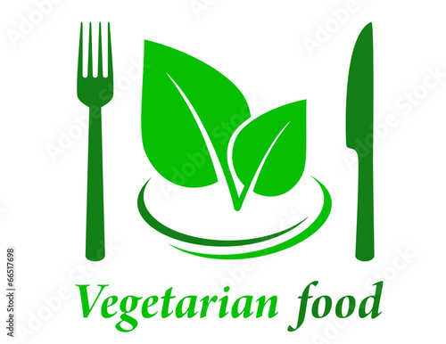 vegetarian restaurant icon