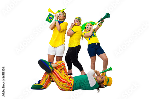 Brazilian girls supporters