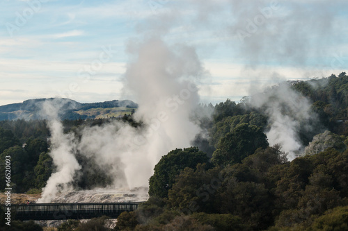 Te Puia in Rotorua, New Zealand