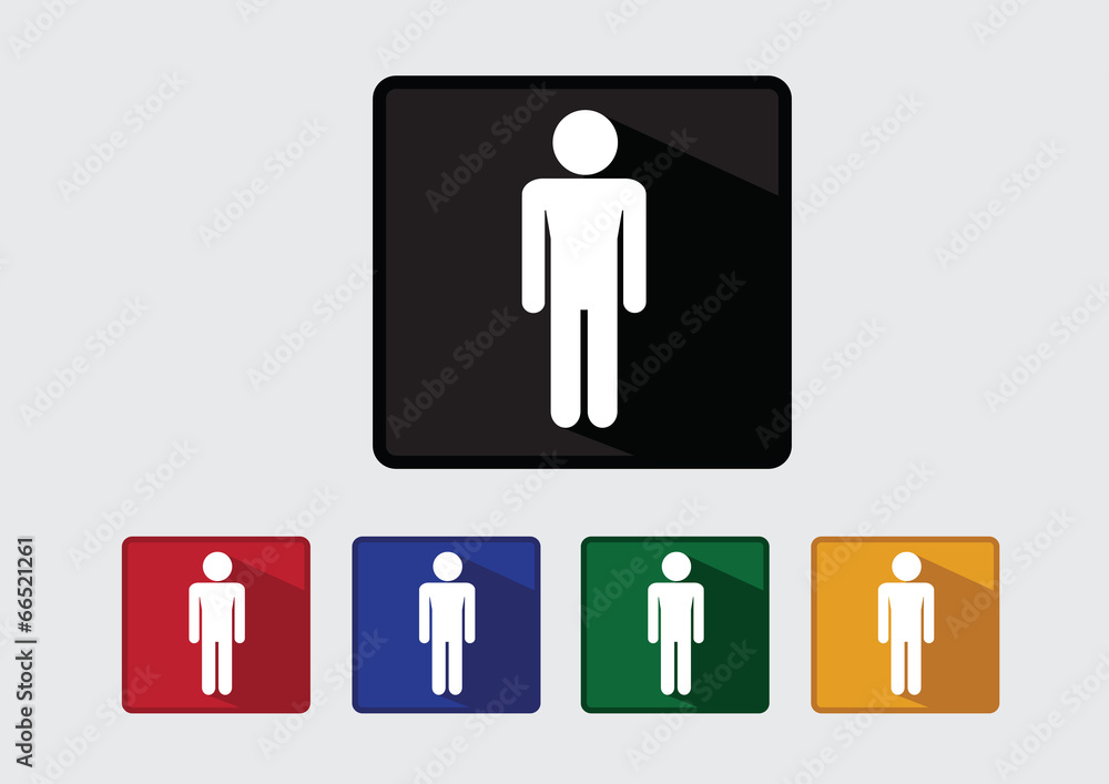 Pictogram People icons for web mobile applications and people si Pictogram People icons for web mobile applications and people si
