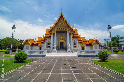 Wat Benjamaborphit or Marble Temple in Bangkok, Thailand © siraanamwong