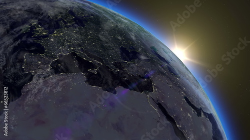 Earth sunrise