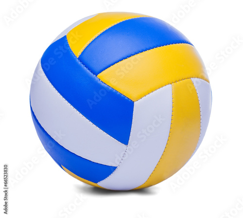Volley-ball ball isolated on a white