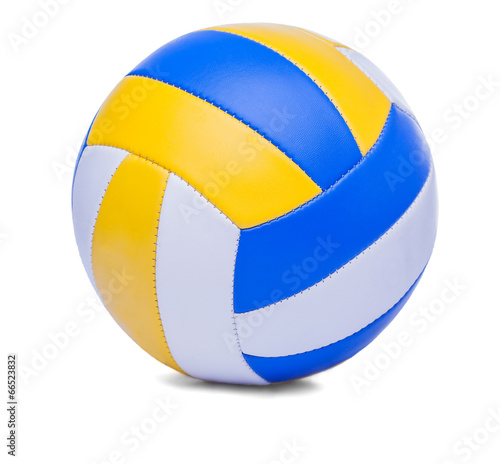 Volley-ball ball isolated on a white