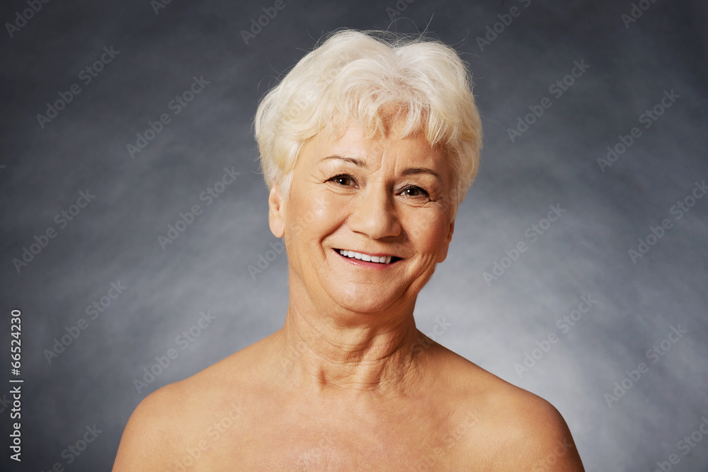 Nude 60 year old spa woman Stock Photo Adobe Stock