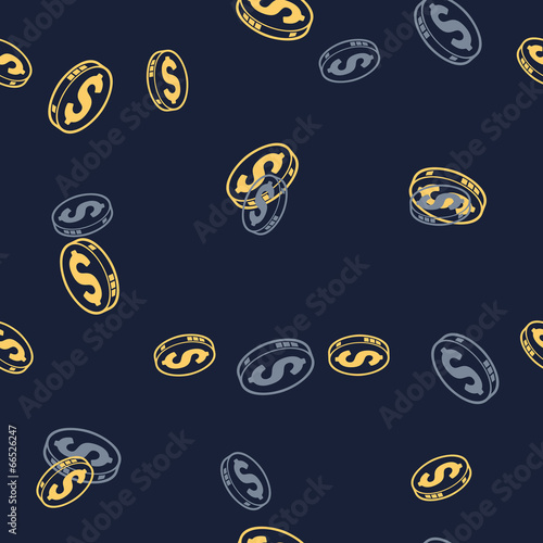 seamless background: money