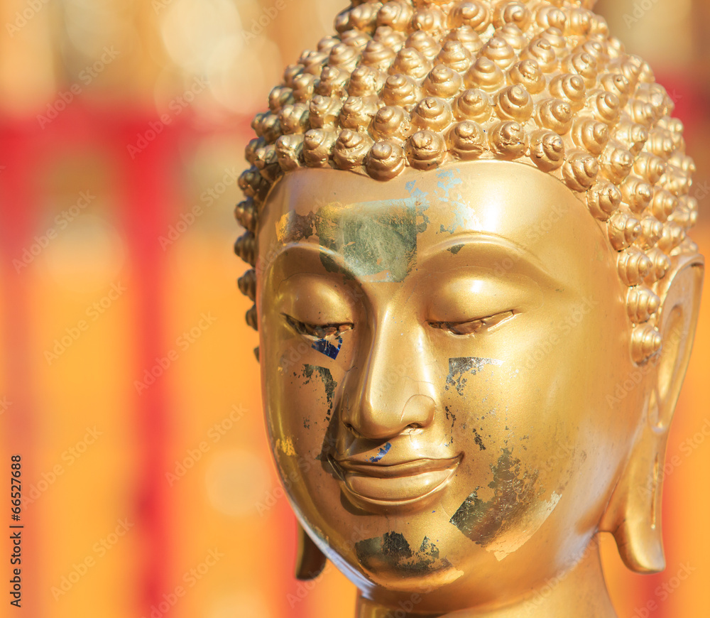 Face of Buddha statue