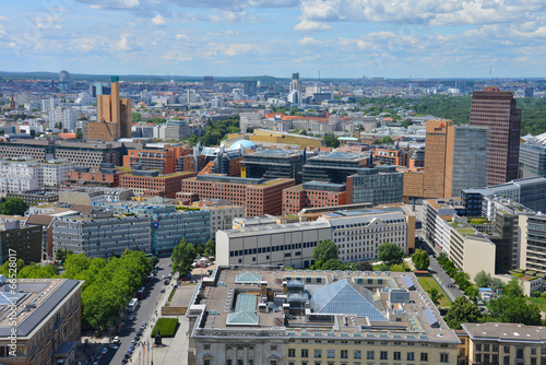 Fotografie , Potsdamer Platz, Berlin-Mitte, Tiergarten, Berlin, Luftbild