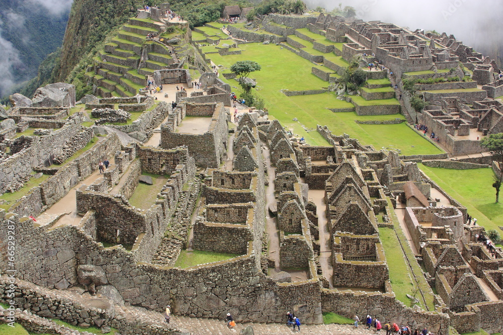 machu picchu sito archeologico inca perù patrimonio unesco Stock Photo ...