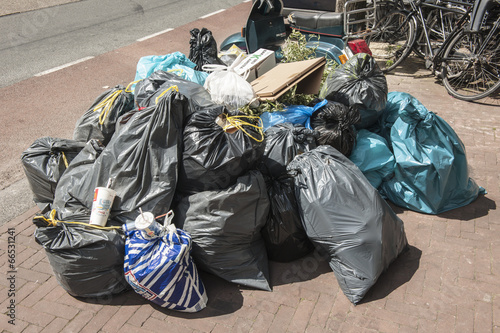 Photography Abfallhaufen in Amsterdam, Niederlande