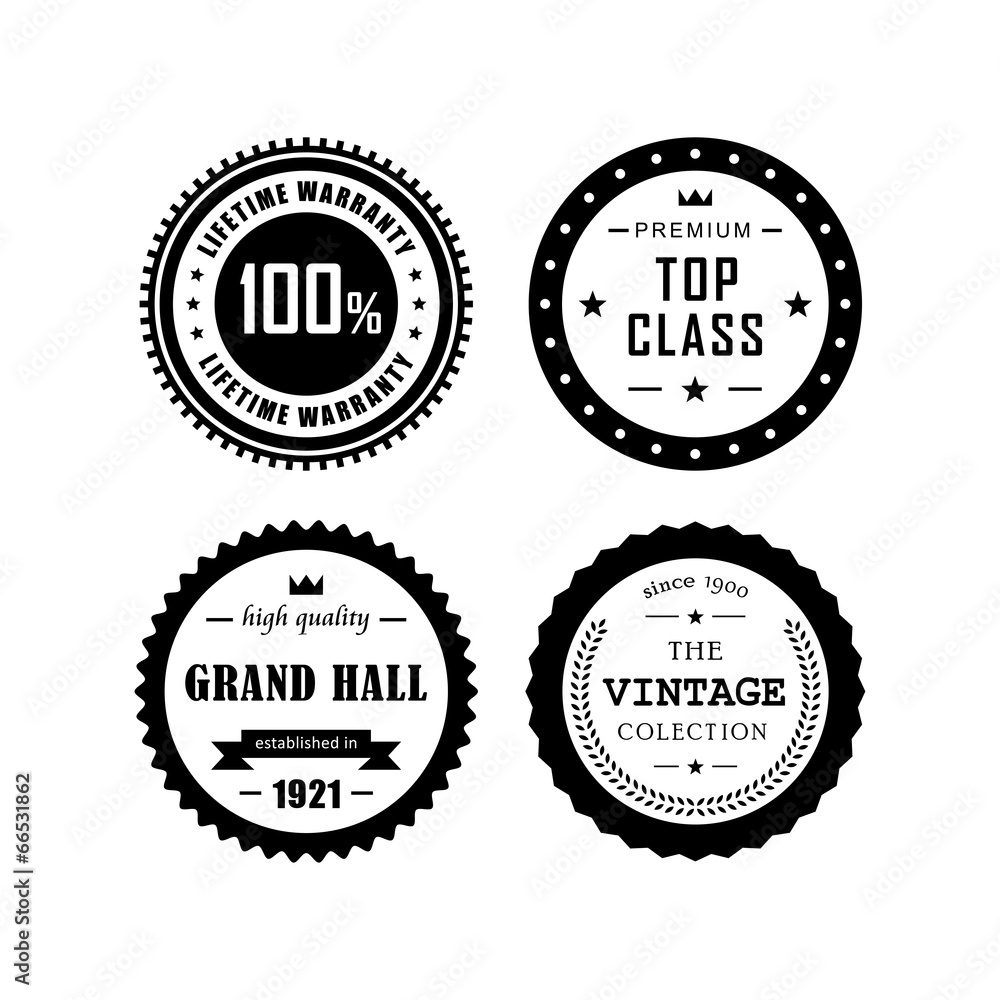 Fototapeta premium Vintage badges 4