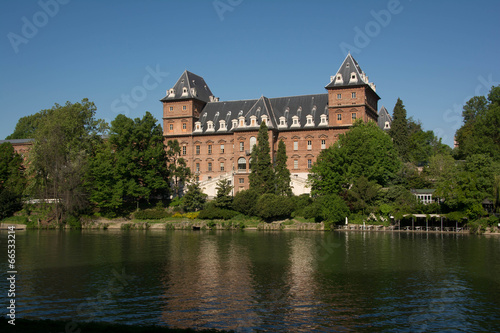 Castle on the Po River in Turin