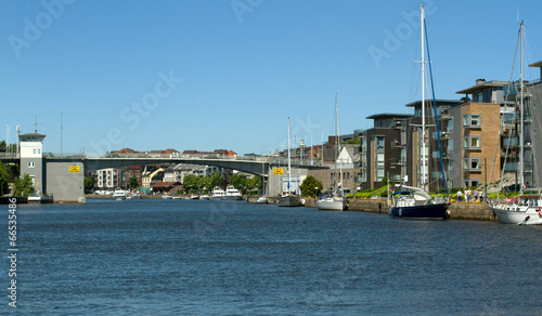 Foto Fredrikstad, small Norwegian town