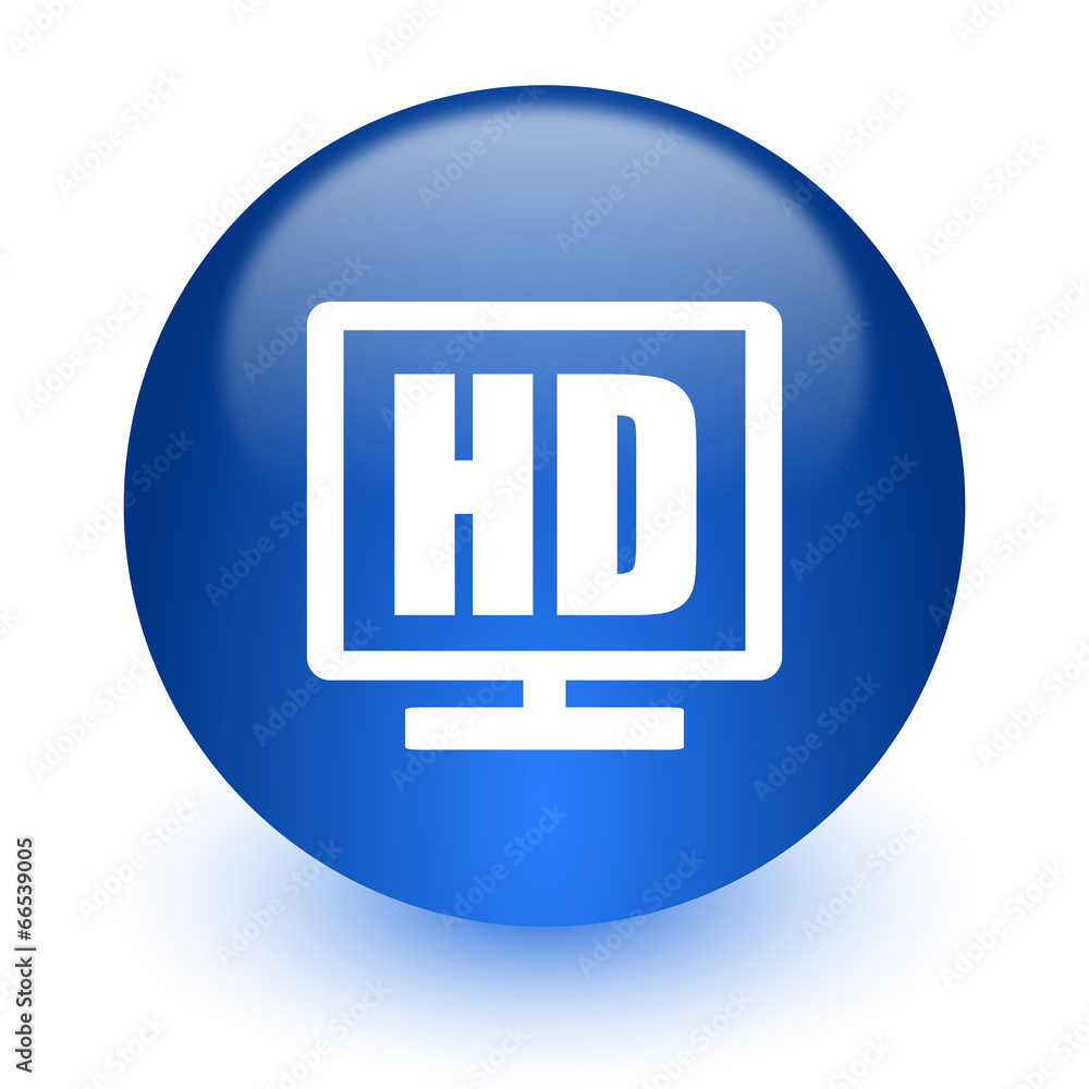 hd display computer icon on white background hd display computer icon on white background