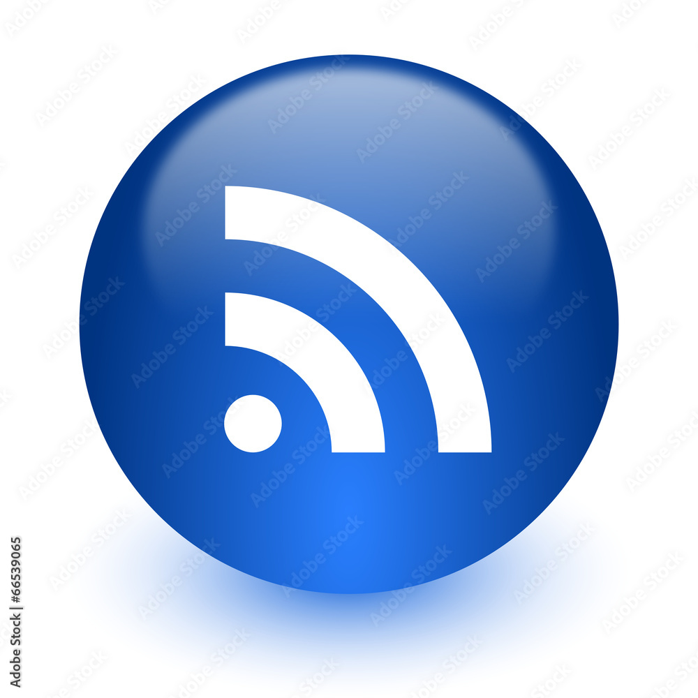 rss computer icon on white background rss computer icon on white background