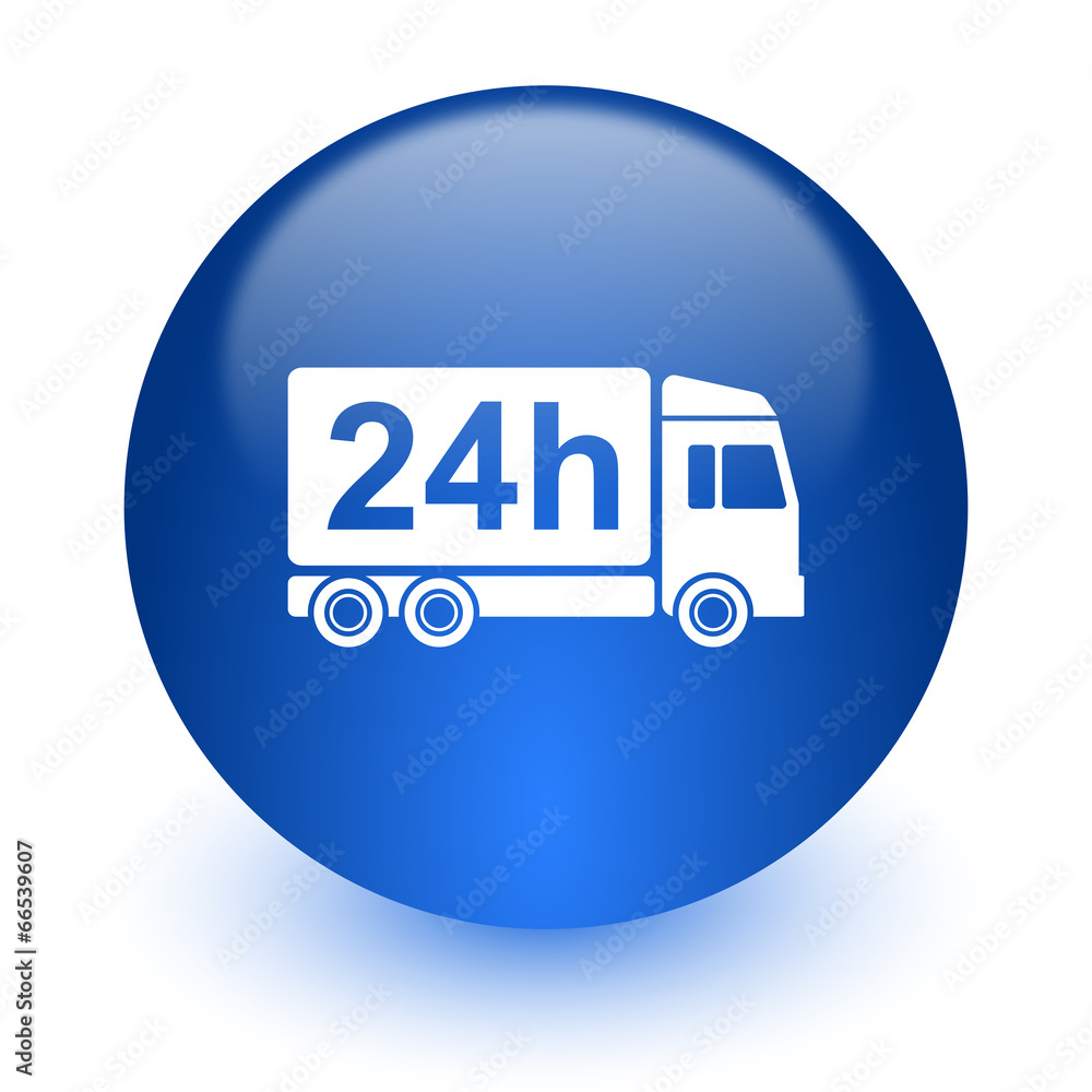 delivery computer icon on white background delivery computer icon on white background