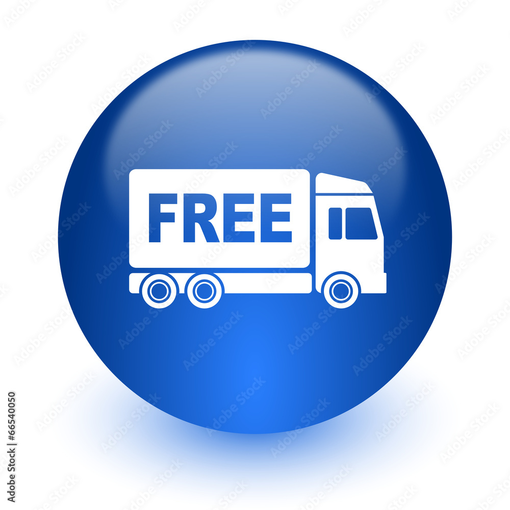 free delivery computer icon on white background free delivery computer icon on white background