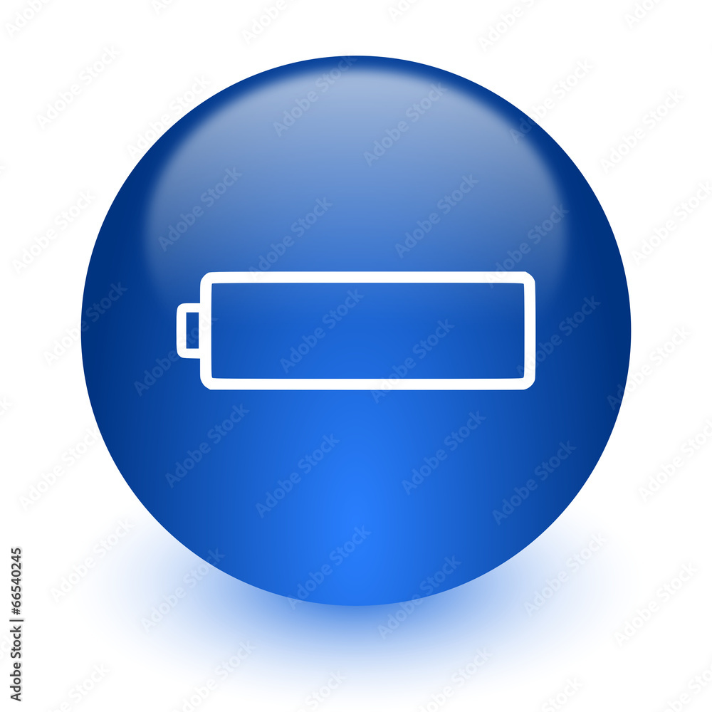 battery computer icon on white background battery computer icon on white background