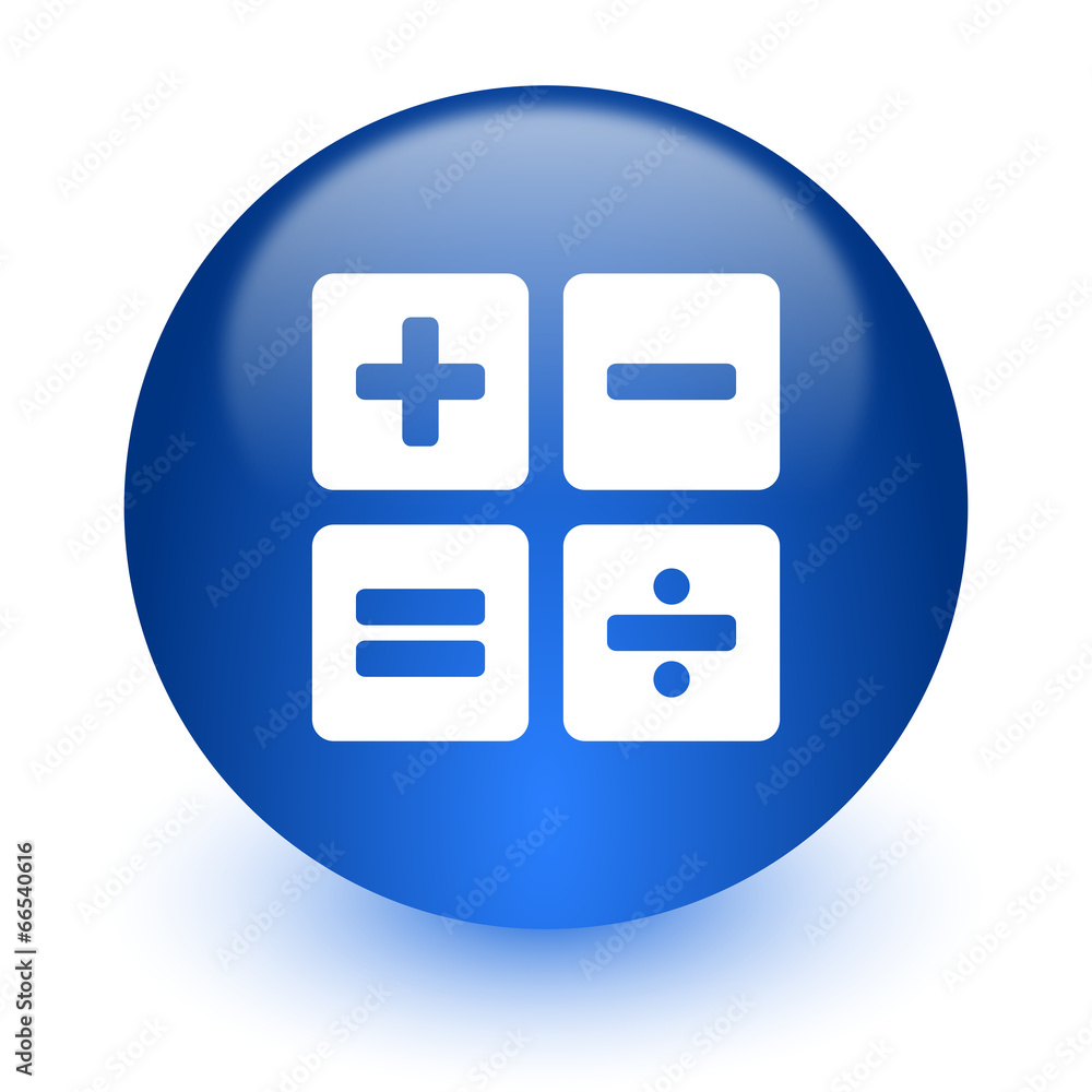 calculator computer icon on white background calculator computer icon on white background