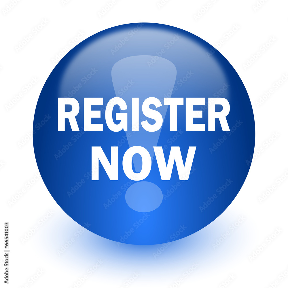 register now computer icon on white background register now computer icon on white background