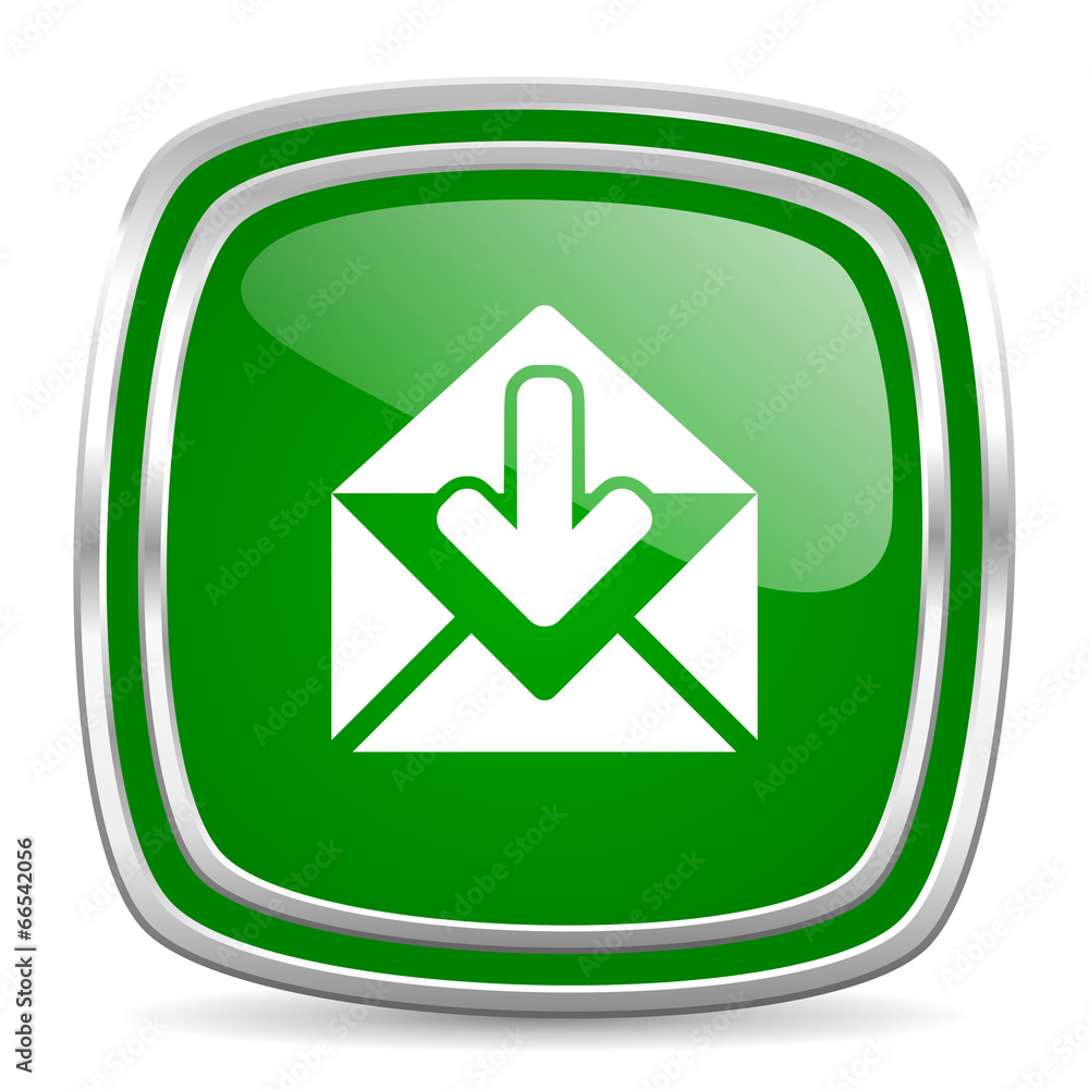 email glossy computer icon on white background email glossy computer icon on white background