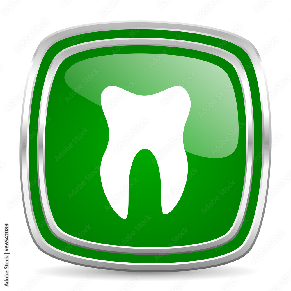 tooth glossy computer icon on white background tooth glossy computer icon on white background