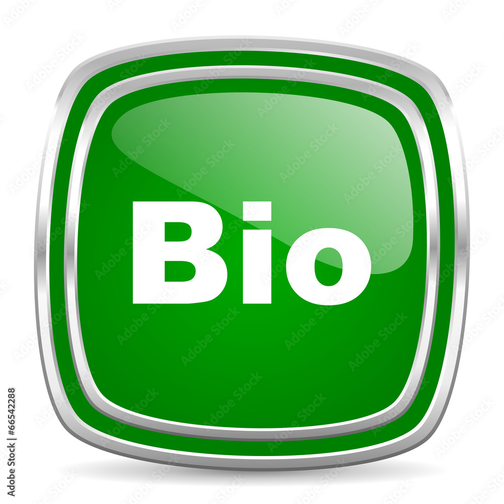 bio glossy computer icon on white background bio glossy computer icon on white background