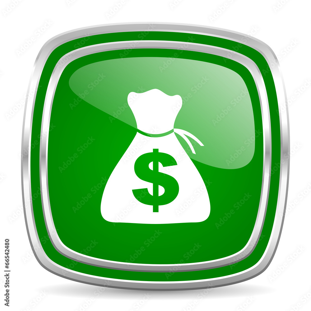 money glossy computer icon on white background money glossy computer icon on white background