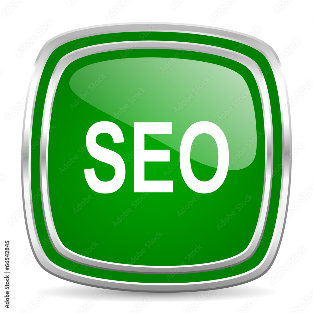 seo glossy computer icon on white background seo glossy computer icon on white background