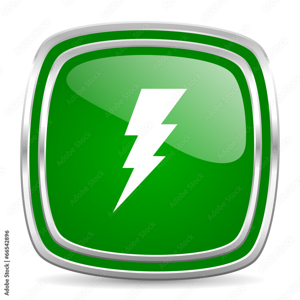 bolt glossy computer icon on white background bolt glossy computer icon on white background
