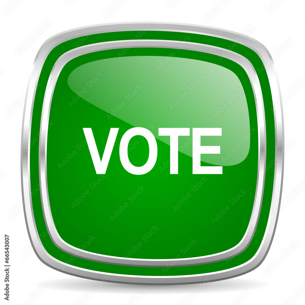 vote glossy computer icon on white background vote glossy computer icon on white background