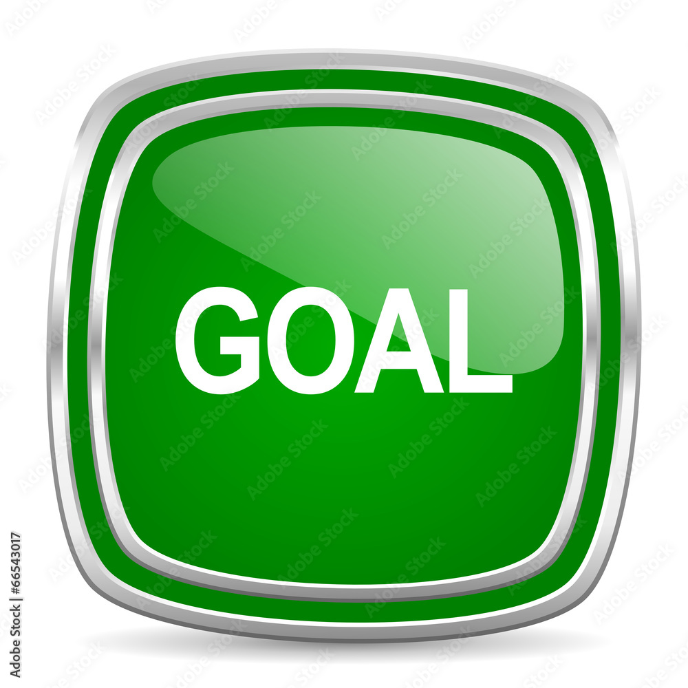 goal glossy computer icon on white background goal glossy computer icon on white background