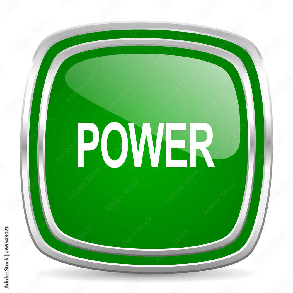 power glossy computer icon on white background power glossy computer icon on white background