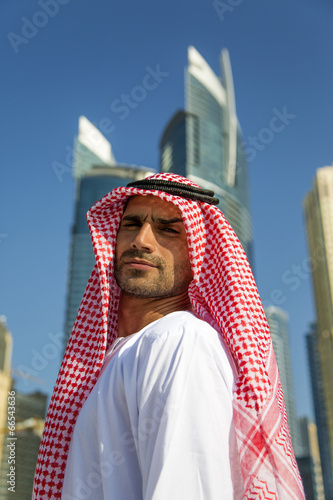Portrait of the young arabi...
