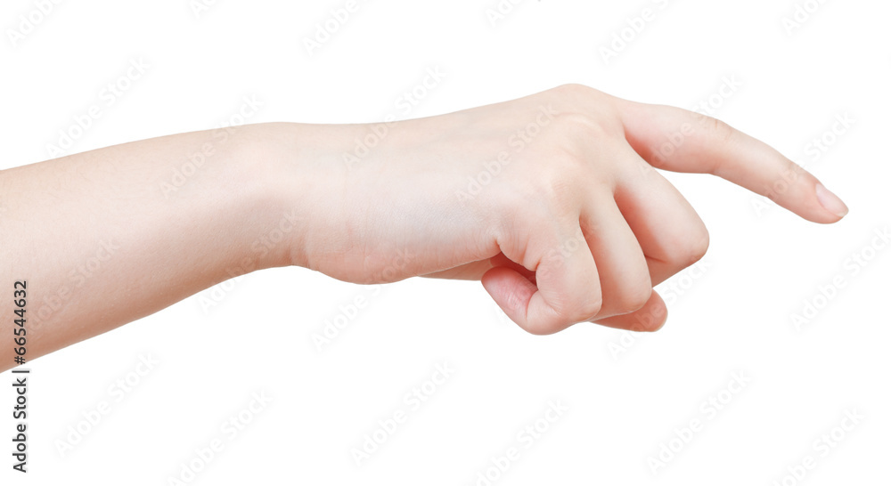 finger presses - hand gesture finger presses - hand gesture