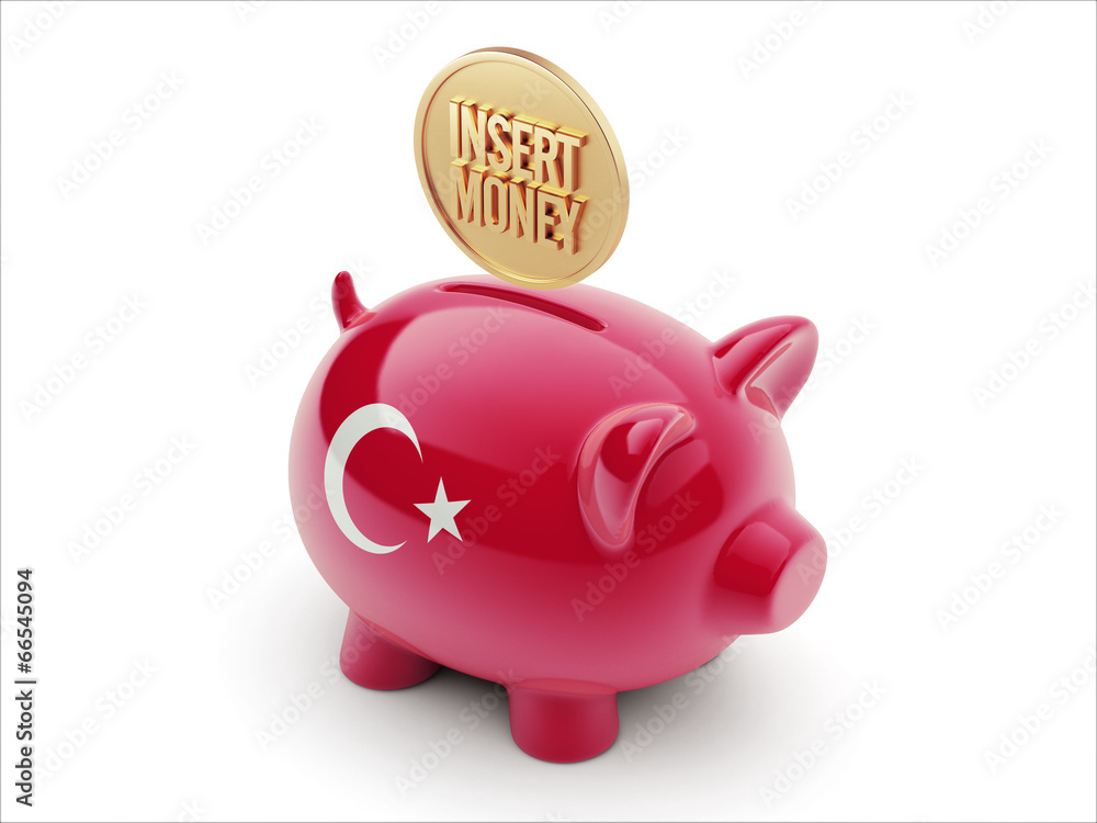 Turkey Insert Money Concept Piggy Concept Turkey Insert Money Concept Piggy Concept