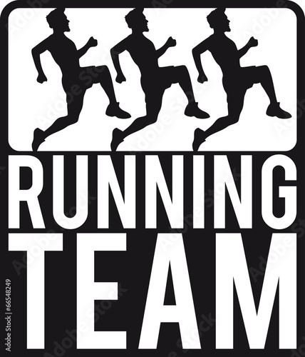 Running Team Crew Logo Design
