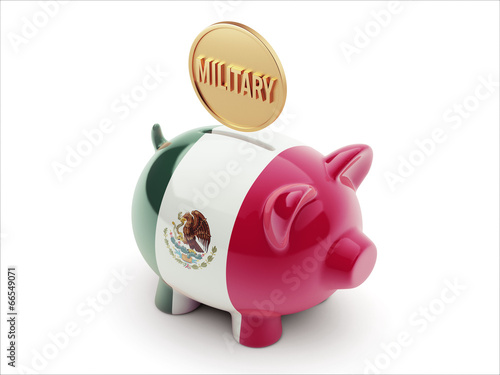 Mexico. Military Concept. Piggy Concept