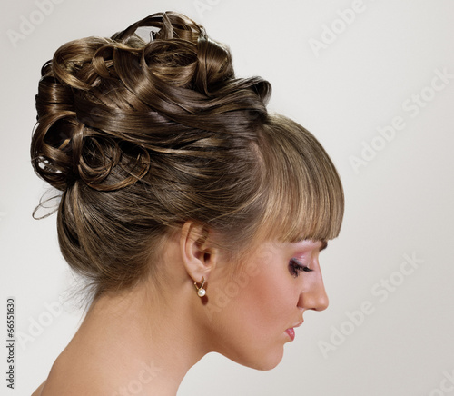 Beautiful wedding hairstyle