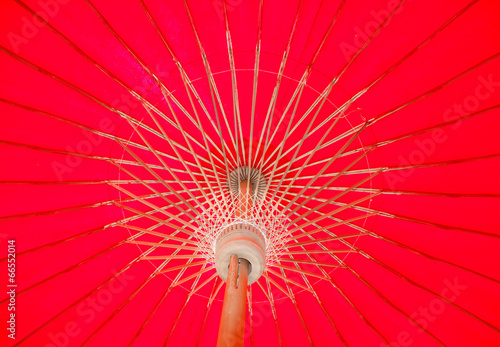 Paper umbrella.