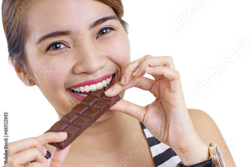 Eating Chocolate