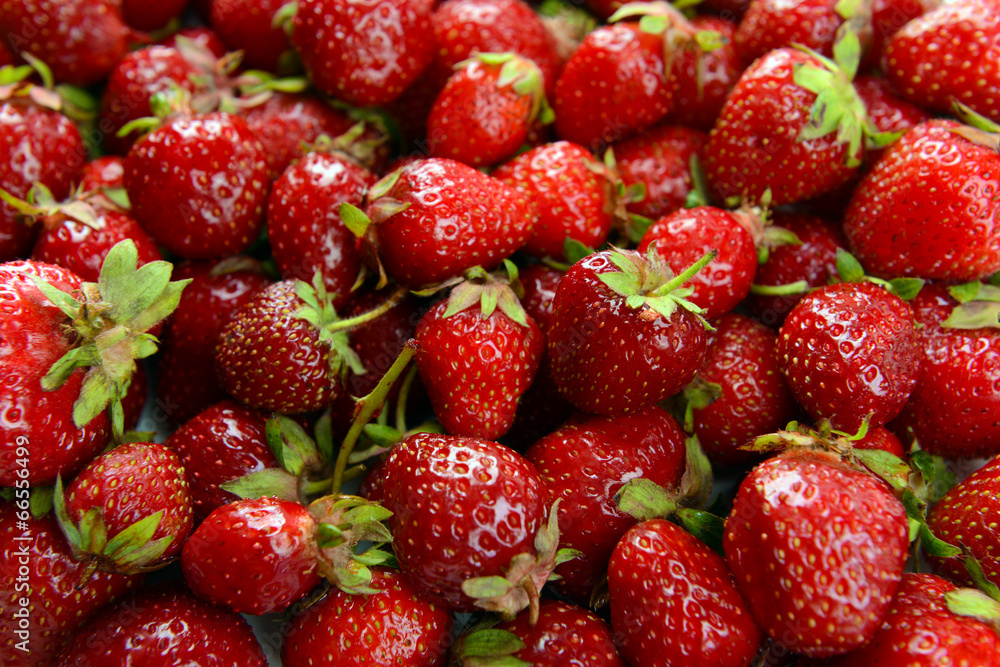 Ripe sweet strawberries close-up Ripe sweet strawberries close-up