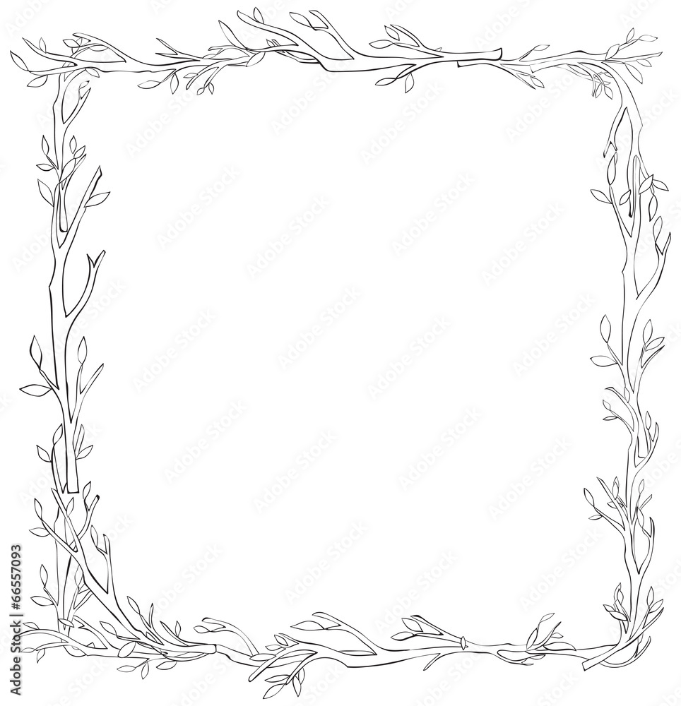 Frame of branches Frame of branches
