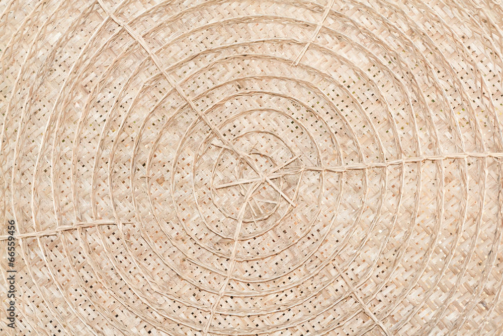 Naklejka premium threshing basket made from bamboo, for silk culture.
