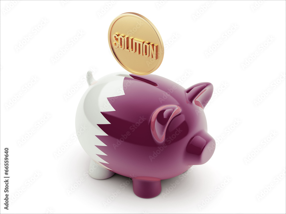 Qatar Solution Concept Piggy Concept Qatar Solution Concept Piggy Concept